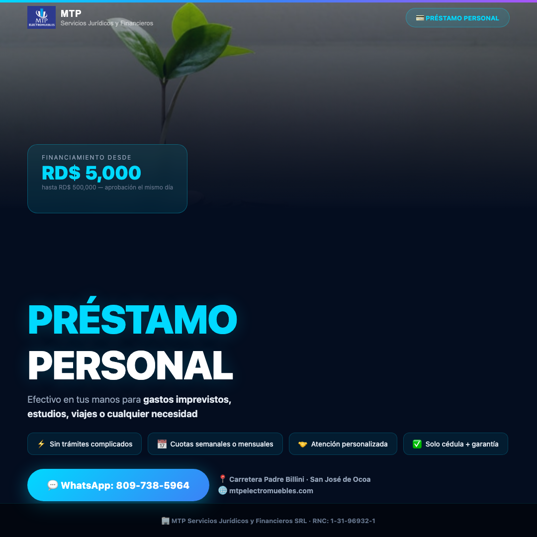 Financiamiento en Tienda